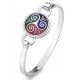 ENAMEL BANGLE CELTIC TRISKELE